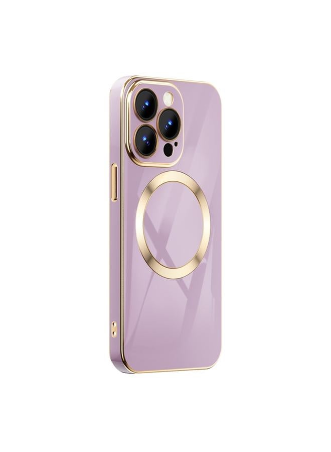 The Bros Case For iPhone 13 Pro Max 6D Gold Plated Magsafe Magnetic Phone Case