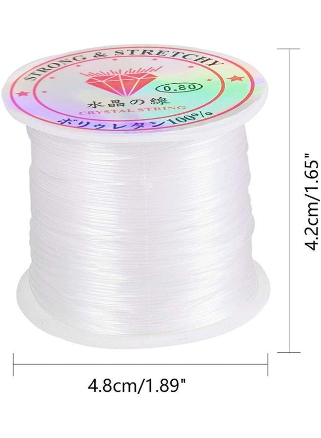 3-Piece Jewelry Cord Elastic Bracelet Rope Crystal Beading - Image 2