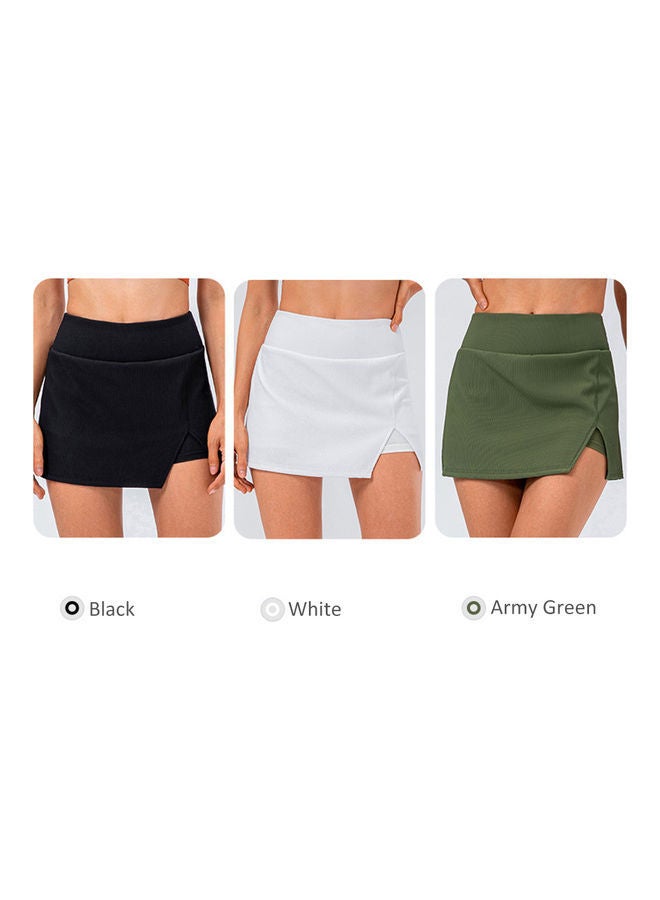 NIBEMINENT Women Sports Tennis Skirt with Inner Shorts Pockets L 26.00 X 1.00 21.00cm  - Image 3
