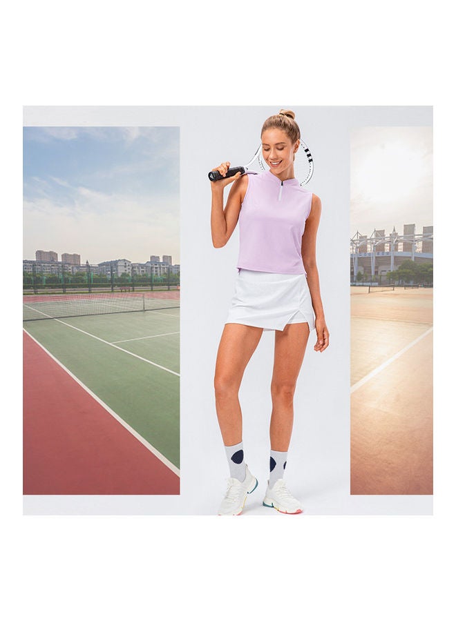 NIBEMINENT Women Sports Tennis Skirt with Inner Shorts Pockets L 26.00 X 1.00 21.00cm  - Image 5