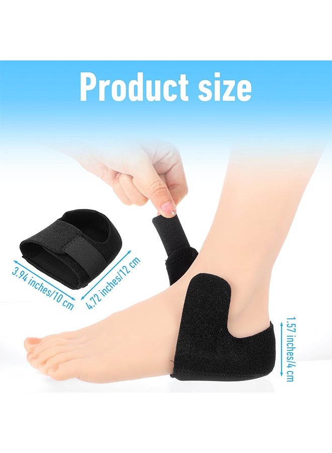 Quantum 6 PCS Heel Socks, Plantar Fasciitis Heel Cups for Pain, Heel Protectors Heel Cups Gel Cushion Support for Plantar Fasciitis - Image 2