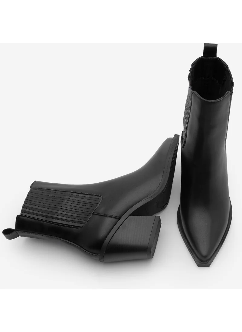 مارجين Margin Women's Pointed Toe Western Boots Erbe