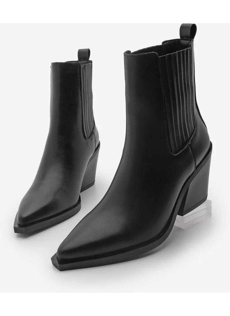 مارجين Margin Women's Pointed Toe Western Boots Erbe