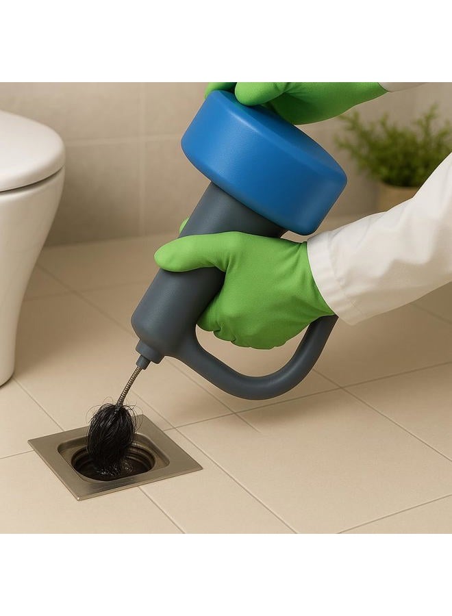 musbus 50 FT Drain Snake Hair Drain Clog Remover, Toilet Clogged Cleaner Tools, Unclog Shower Sink Tool, Gunk Removal Auger Declogger for Bathtub, Bathroom Plumbers Unclogger, Bath Tub Plumbing Snakes - Image 2