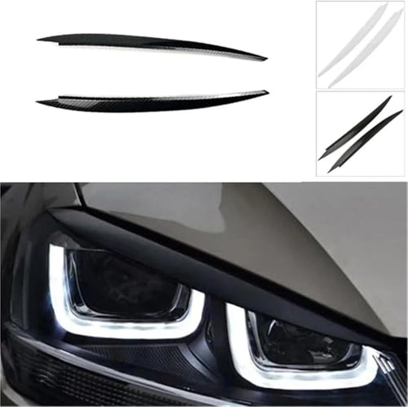 DEMULAX Headlight Eyebrow for VW Golf 7 MK7 GTI R - Image 5