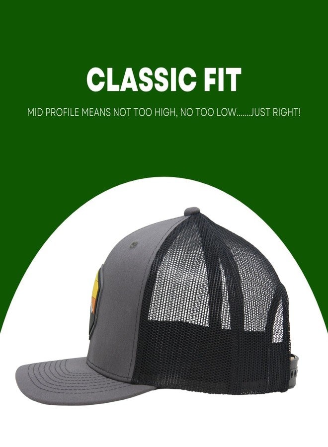 LINDO Trucker Hat - Mountain Sky (Graphite/Black) - Image 2