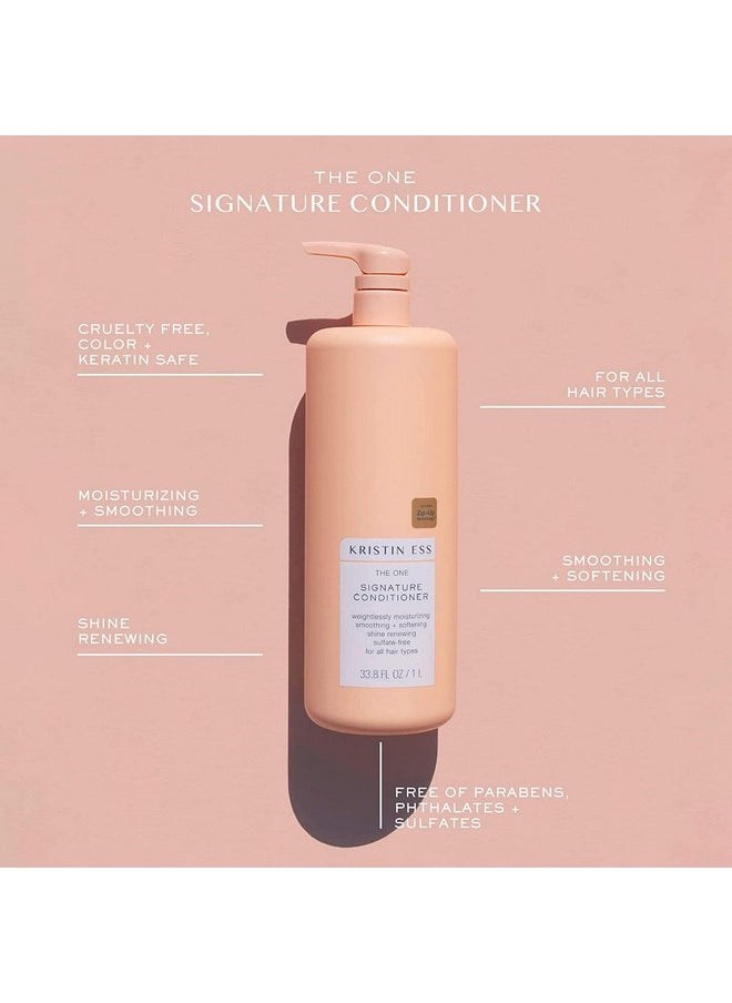 Kristin Ess Hair One Signature Shampoo With Avocado Oil + Castor Oil For Women Lightly Clarifying Daily Sulfate Free Hydrating Shampoo Color Safe Vegan 33.8 Fl Oz  - Image 3