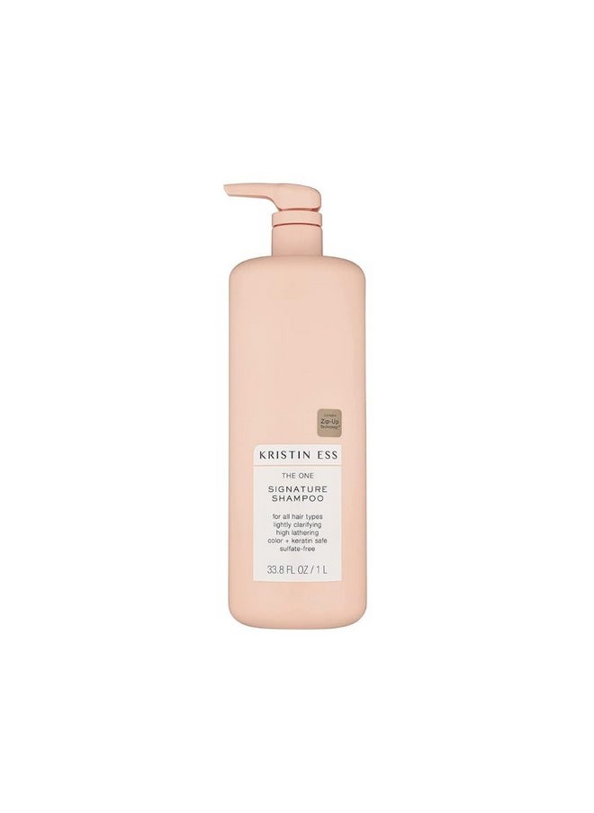 Kristin Ess Hair One Signature Shampoo With Avocado Oil + Castor Oil For Women Lightly Clarifying Daily Sulfate Free Hydrating Shampoo Color Safe Vegan 33.8 Fl Oz  - Image 2