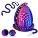 SUMLAND 3D Printed Snake Eggs with Snake Inside2322 Inch Crystal Snake Fidget ToysArticulated 3D Snake with 3D Snake Eggs Red Blue - Image 2
