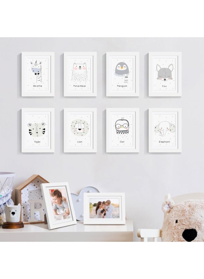Relex 10PCS Picture Frame, Multi Photo Frames Collage, 5x7 Inch Picture Frames, Display Pictures 4x6 Inch with Mat Or 5x7 Inch Without Mat for Wall or Tabletop Display - Image 2