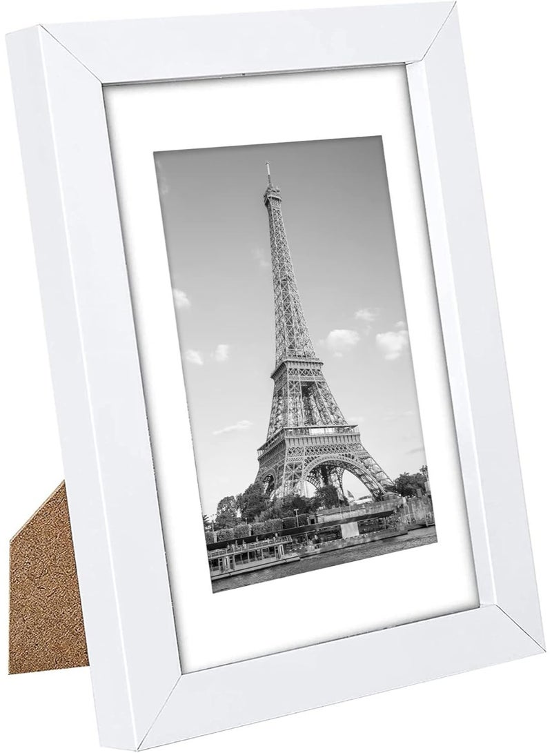 Relex 10PCS Picture Frame, Multi Photo Frames Collage, 5x7 Inch Picture Frames, Display Pictures 4x6 Inch with Mat Or 5x7 Inch Without Mat for Wall or Tabletop Display - Image 3