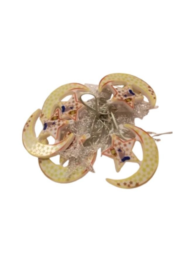 إضاءة زينة على شكل هلال ونجمة رمضانية 2330-109 - Image 2