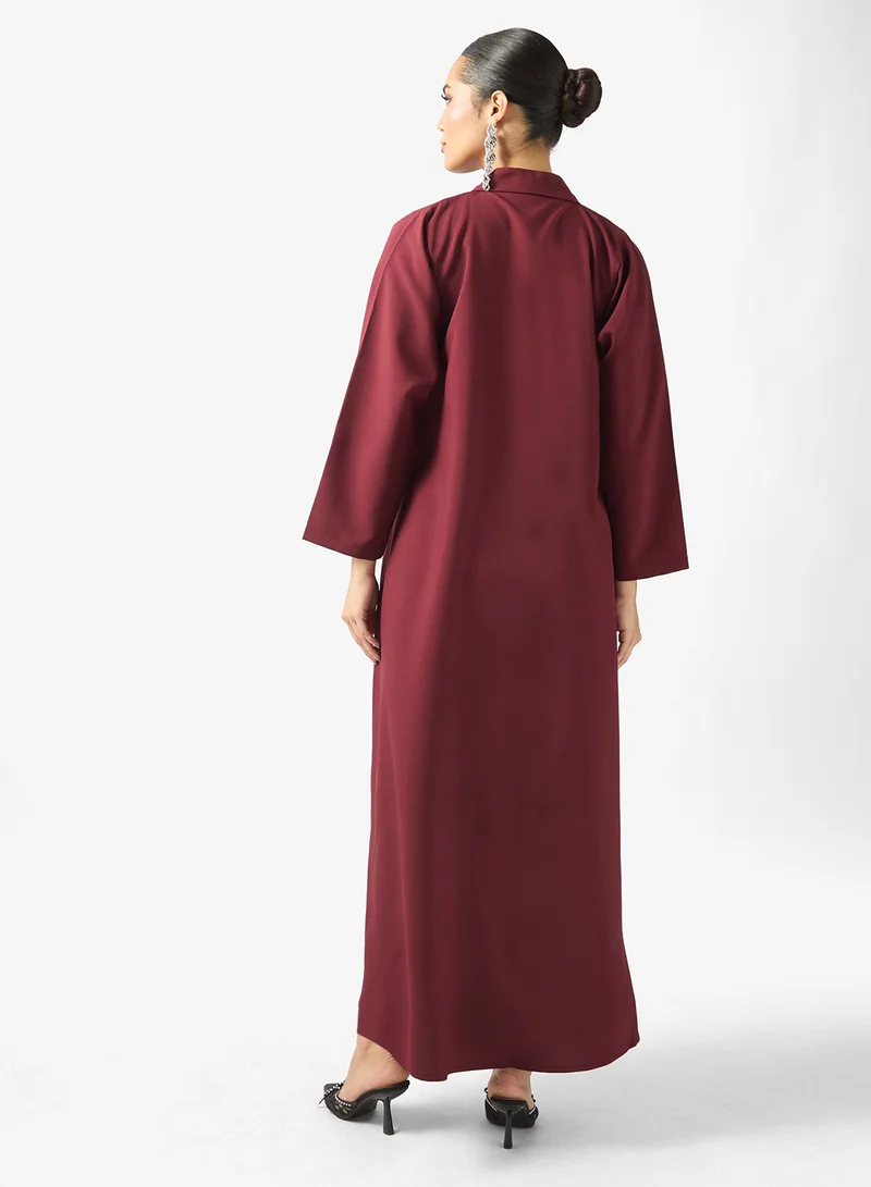 Khizana Trench Abaya & Sheila