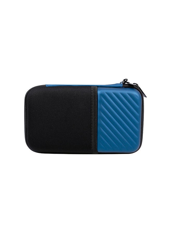 NIBEMINENT Shockproof Organizer For Hard Disk Cables Charger Impact Resistant Blue  - Image 2