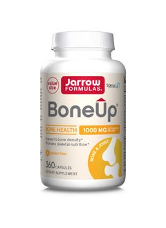 jarrow formulas Boneup Micronutrient Formula For Bone Health Dietary Supplement Includes Natural Sources Of Vitamin D3 Vitamin K2 (As Mk7) & Calcium 360 Capsules 180 Servings  - Image 1