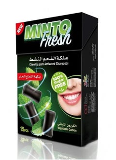 Minto Fresh Active Charcoal Gum Hot Mint Flavor - 15 Pieces - pzsku/Z2CD99AECD422E182AEE9Z/45/_/1716461310/694de686-2a27-427b-beb9-2322c5098880