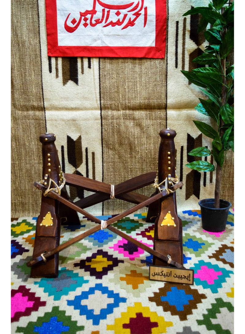 Egypt Antiques Large camel chair + brown cushion, 100% handmade, produced by Egypt Antiques - Image 3