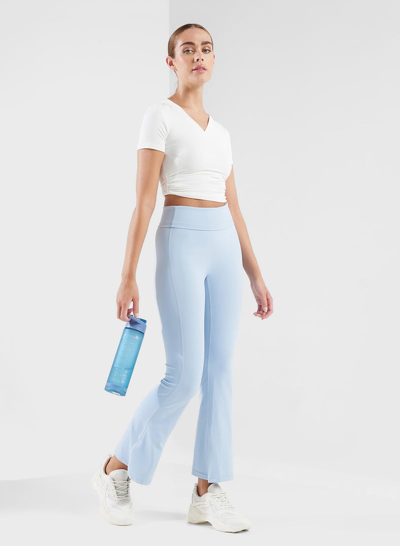 فورورد بنطلون واسع بخصر متوسط وطول الكاحل - Image 1