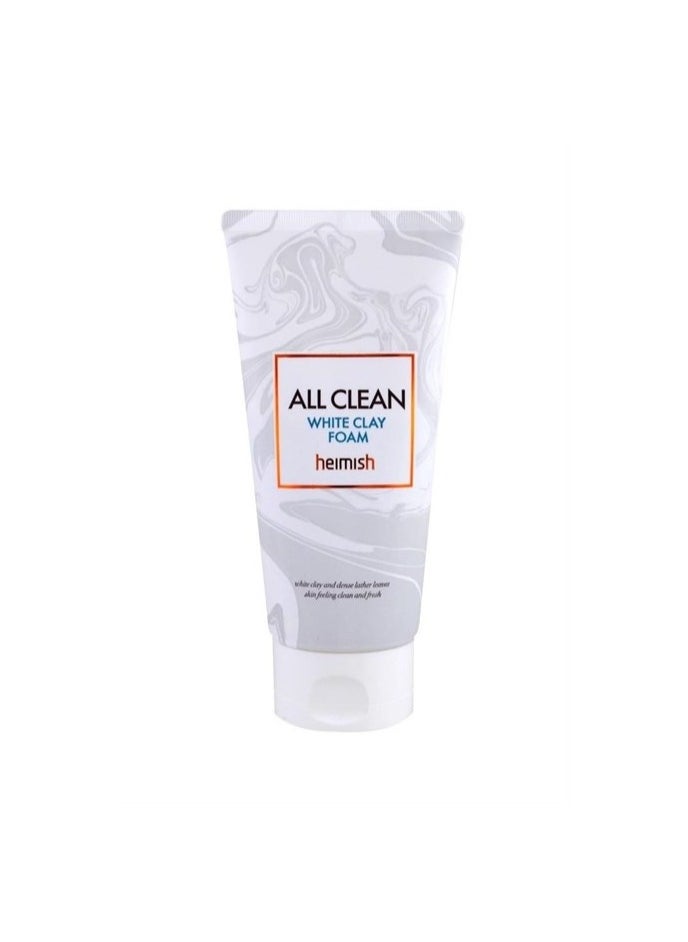 Heimish Heimish Heimish All Clean White Clay Foam - 150g | Wash & Exfoliating Facial Cleanser | Daily Care Cleansing Face Wash, Sebum Control, Acne Treatment, Deep Pore Cleansing 