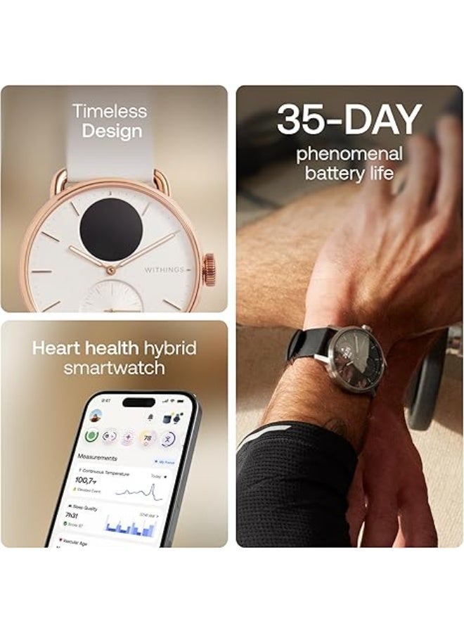 WITHINGS Scanwatch 2 38mm RG White - Image 2
