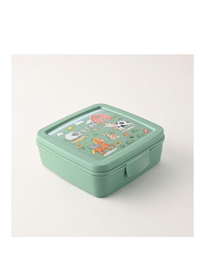 SNIPS Square Sandwich Box 500ml, Green - Image 3