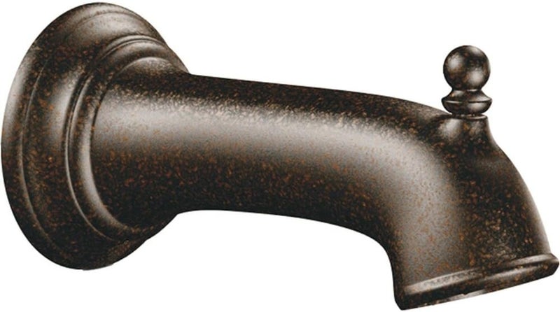 Moen 3857ORB Replacement 7.25-Inch Tub Diverter Spout with 1/2-Inch Slip Fit Connection in Oil Rubbed Bronze