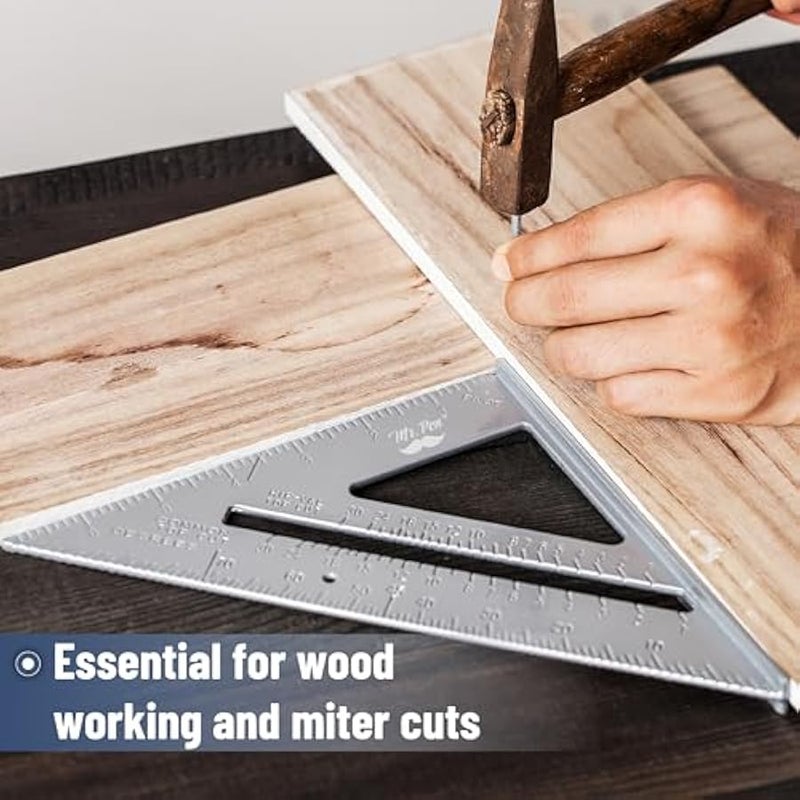 Metal 7 Inches Rafter Square, Carpenter Square, 2 Pack - Image 4