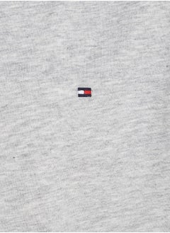 TOMMY HILFIGER Boys' Long-Sleeve Organic Cotton T-Shirt, Grey  - Image 5