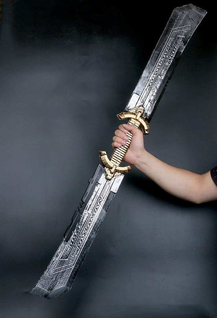 damdos Cosplay Thanos Sword 42.5 inch Thanos Double Edged Sword PU Foam Birthday Gifts - Image 2