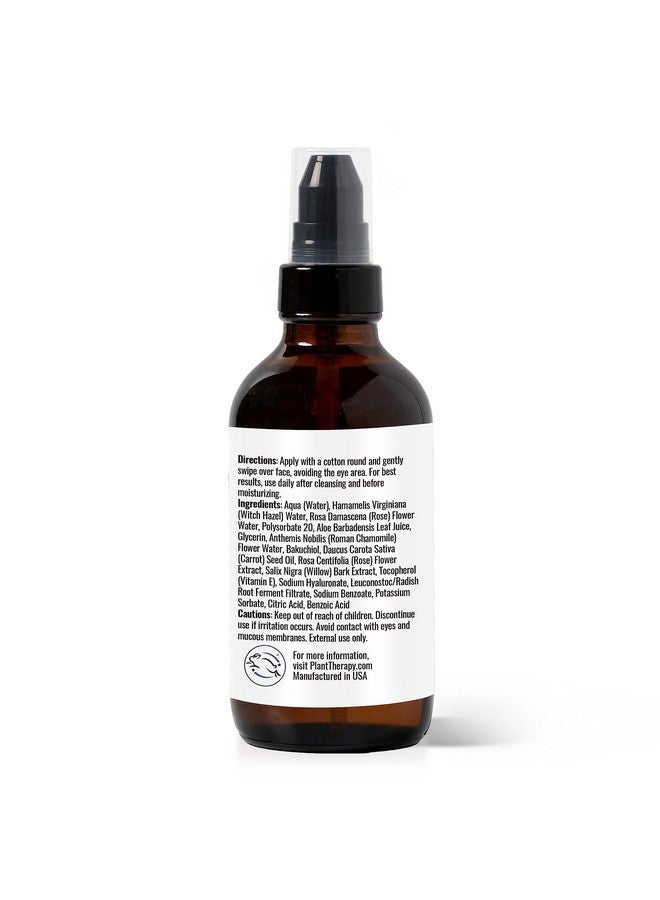 Plant Therapy Rose & Witch Hazel Facial Toner 4 oz Helps Minimize The Look of Pores, Balances Excess Oil & Shine, Hydrating & Soothing - Image 3