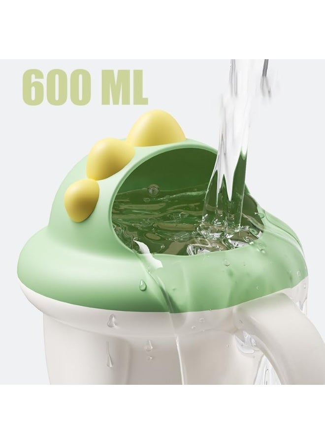 Hiprecky Rinse Shampoo Rinser Baby Rinse Cup Baby Bath Rinser Wash Hair Cup by Protecting Infant Eyes (Green) - Image 2