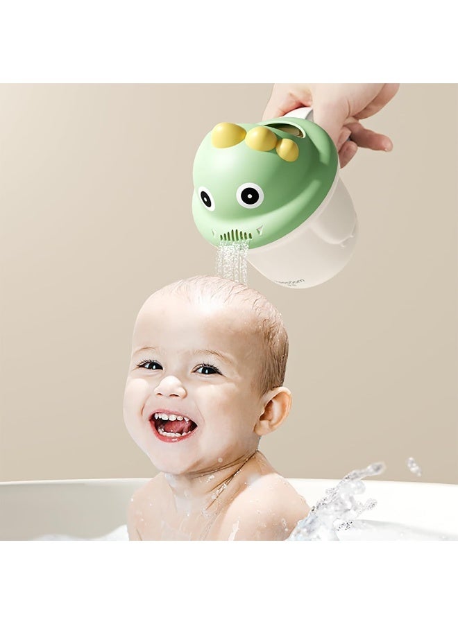 Hiprecky Rinse Shampoo Rinser Baby Rinse Cup Baby Bath Rinser Wash Hair Cup by Protecting Infant Eyes (Green) - Image 1