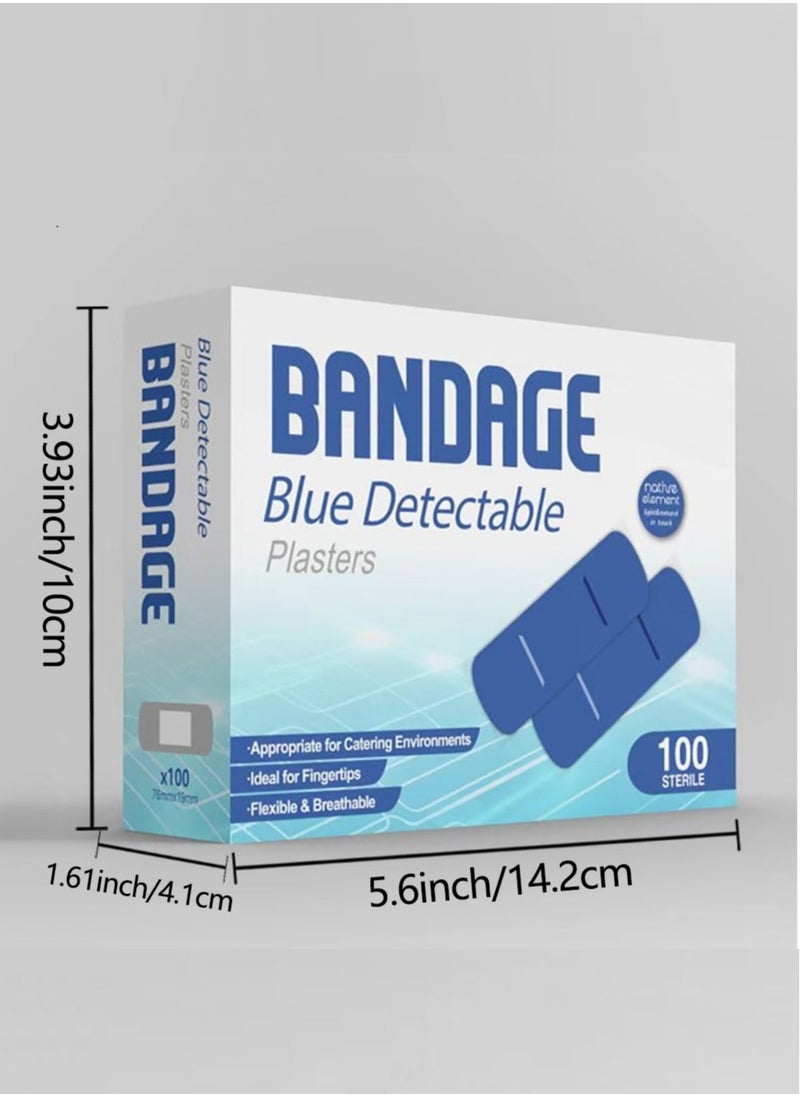 Metal Detectable Blue Band-Aid for Hotel Restaurant Chef Waterproof Band-Aid 100 PCS - pzsku/Z2CDA742F3833C9E8C5D3Z/45/_/1730254394/31a0187f-1490-43fe-af53-fa88261631ae