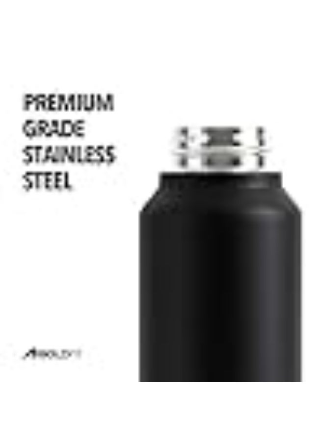 Boldfit Stainless Steel Water Bottle 1 Litre – BPA-Free, Leak-Proof & Rust-Free Metal Bottle with Handle – Lightweight, Food-Grade, Easy to Clean – Ideal for Office, Gym, School, Travel & Fridge Use - Image 2