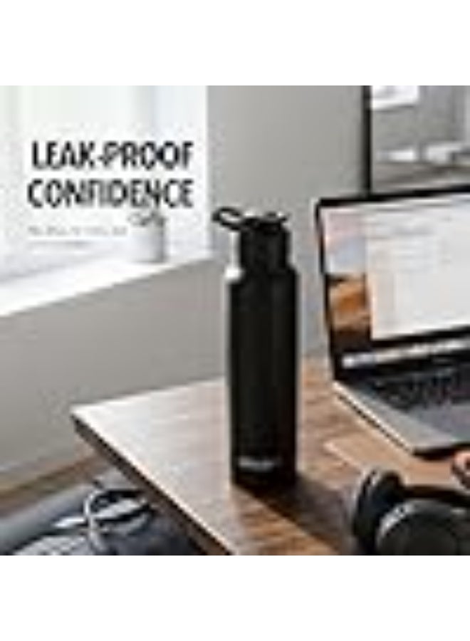 Boldfit Stainless Steel Water Bottle 1 Litre – BPA-Free, Leak-Proof & Rust-Free Metal Bottle with Handle – Lightweight, Food-Grade, Easy to Clean – Ideal for Office, Gym, School, Travel & Fridge Use - Image 3