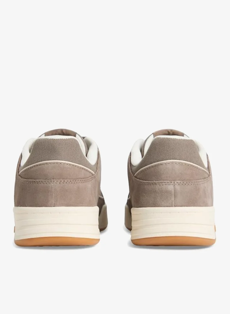 TOMMY JEANS  Cupsole Leather Deatil Low Top Sneakers for Men | Best Price UAE