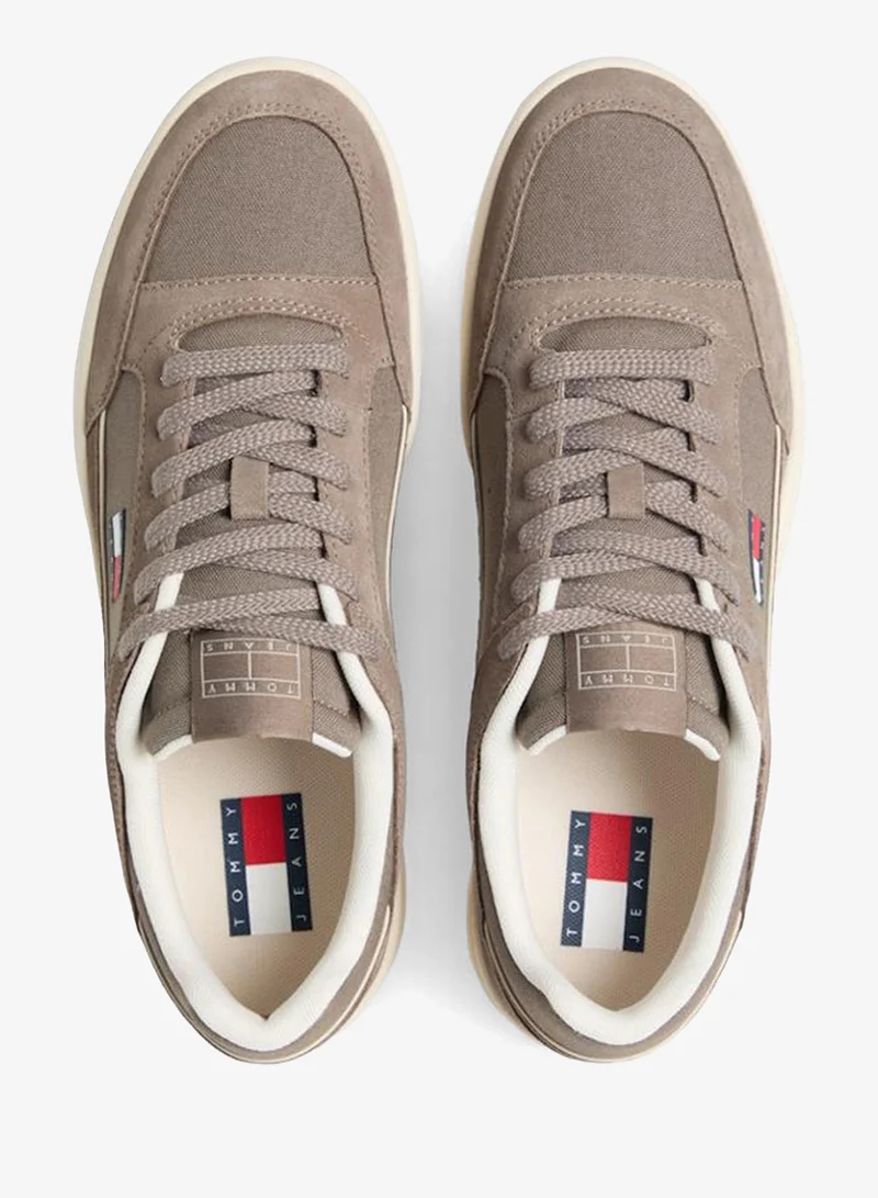 Tommy Jeans  Canvas Leather Cupsole Sneakers for Men | Best Price UAE