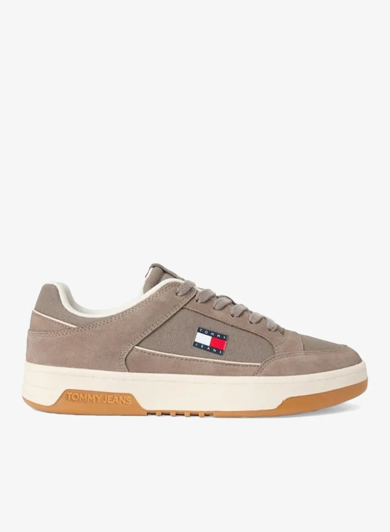 TOMMY JEANS Canvas Leather Cupsole Trainers