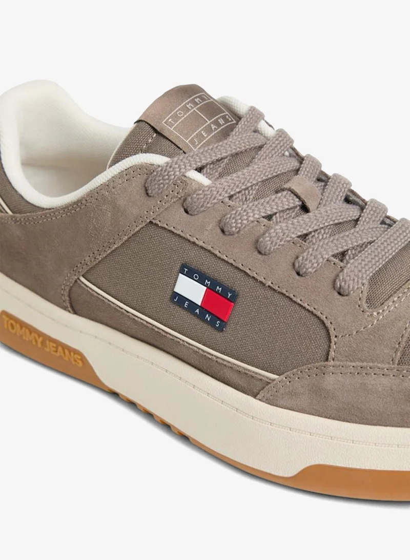Tommy Jeans  Canvas Leather Cupsole Sneakers for Men | Best Price UAE