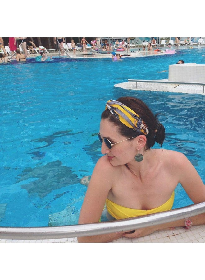 Loquat 4 Pack Boho Fashion Turban Headbands For Women Girls Flower Printed Plastic Head Band Vintage Cross Hair Accessories - Image 5