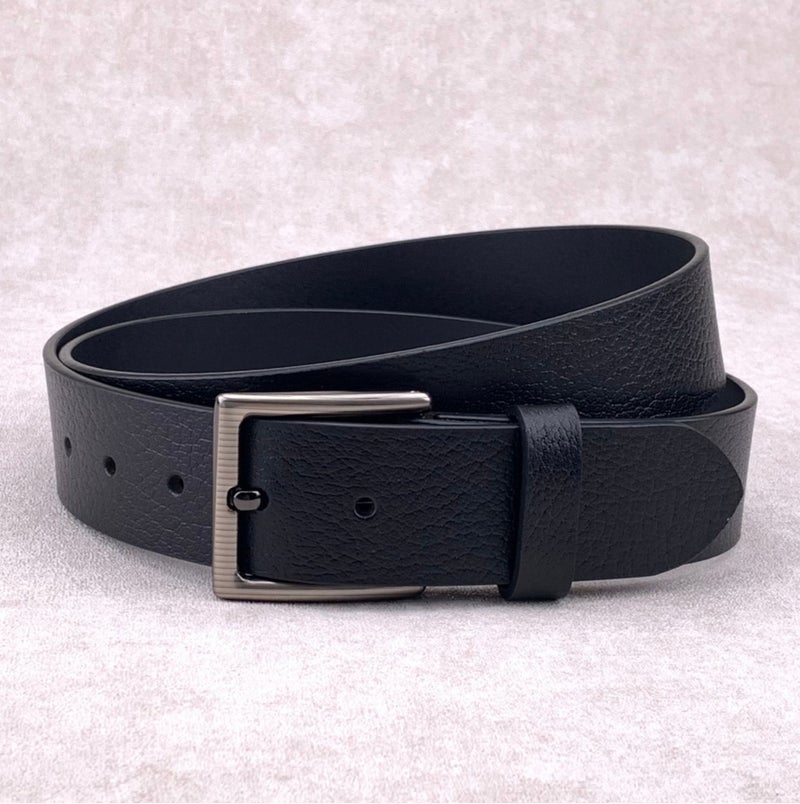 Classic Milano Genuine Leather Belt Men - Semi-Casual Men's Belt & Party Wear Belt, Casual Outfits, Gifts - Black & Brown Men’s Leather Belt for Men - Image 1