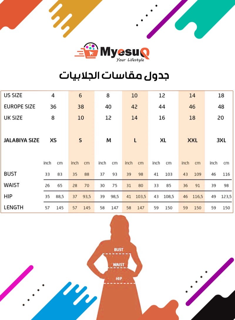 MyesuQ A Turquoise Crepe Gown With A Colorful Taffeta Insert From The Collar to The Back - Image 5