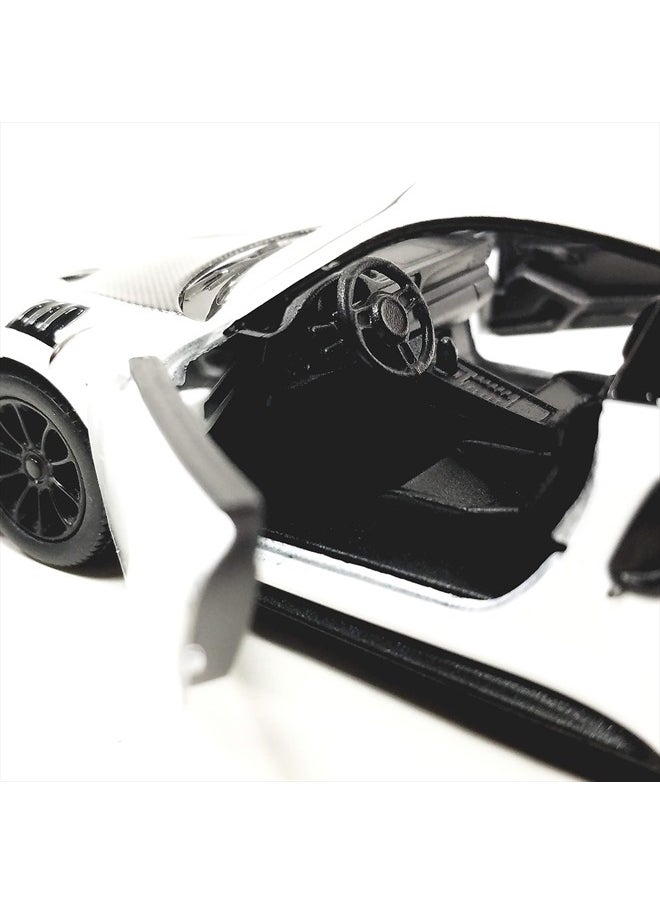 Kinsmart Kinsmart 2010 Porsche 911 GT2 RS Egghell White 1/36 Scale Diecast Metal Model Toy Sports Car  - Image 4