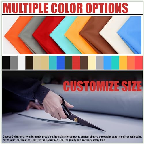 ColourTree 12' x 12' x 12' Yellow Triangle Waterproof Sun Shade Sail Canopy Awning Shelter Fabric Screen, 95% UV Blockage UV & Water Resistant, for Outdoor Patio Garden Carport (We Make Custom Size) - Image 3