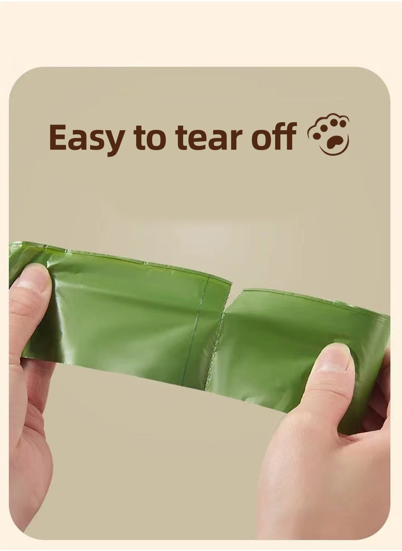 ShineShe 26 Rolls Dog Bags Pet Dog Supplies for Dogs, including 1pcs Green Adjustable Dispenser, Extra Thick and Strong, 100% Leak Proof, Biodegradable Waste Bag  - Image 4