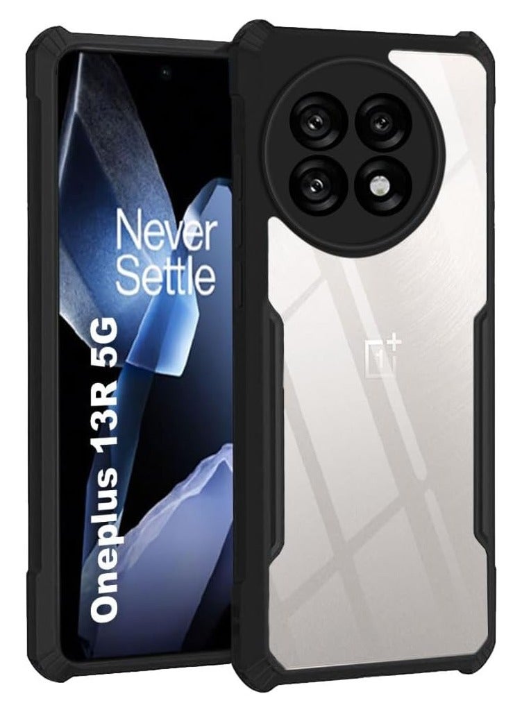 ATECH Case For OnePlus 13R Crystal Clear Back Cover Case With 360 Degree Protection, Shockproof Bumper Protective Phone Cover, Anti-Scratch Hard PC Back Clear - Image 1
