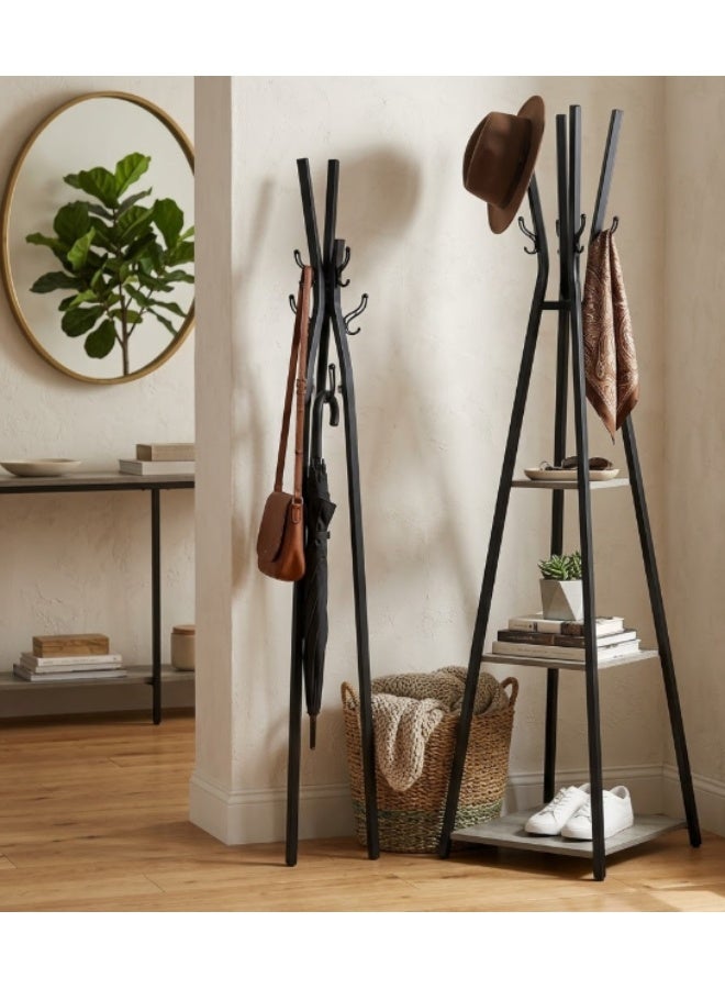 السعادة هوم  علاقة ملابس استاند 40x180 سم - Image 1