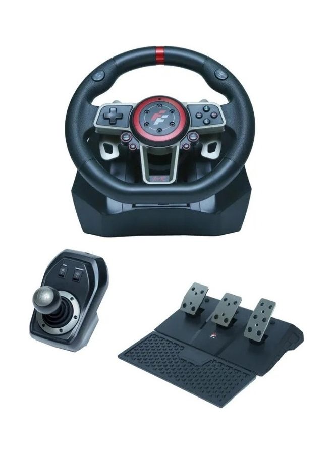 Flashfire Suzuka 900R Racing Wheel set with Clutch Pedals and H-shifter for PC, PS3, PS4, Xbox 360, XBOX ONE and Nintendo Switch - Image 5