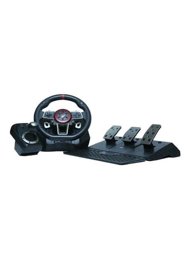 Flashfire Suzuka 900R Racing Wheel set with Clutch Pedals and H-shifter for PC, PS3, PS4, Xbox 360, XBOX ONE and Nintendo Switch - Image 1
