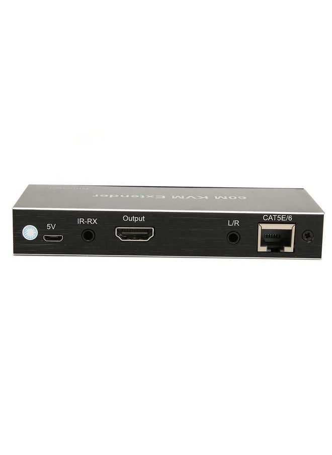Arabest - 60m KVM Extender Multifunctional 4K 60Hz HD Multimedia Interface KVM USB Extender For TV DVD Player PC 100‑240V US Plug - Image 1